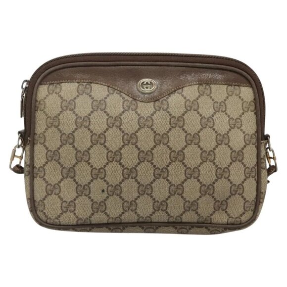 GUCCI GG Supreme Shoulder Bag PVC Beige Gold 56 02 068 Auth ep10564 - Picture 11 of 16